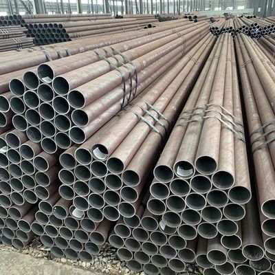 Q195 Q215 Q235 SS400 S235 astm a500 炭素鋼のシームレスパイプ 実際の重量による請求書 加工サービス 脱巻き