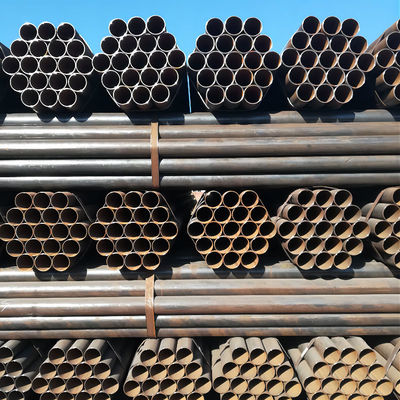 Q195 Q215 Q235 SS400 S235 astm a500 炭素鋼のシームレスパイプ 実際の重量による請求書 加工サービス 脱巻き